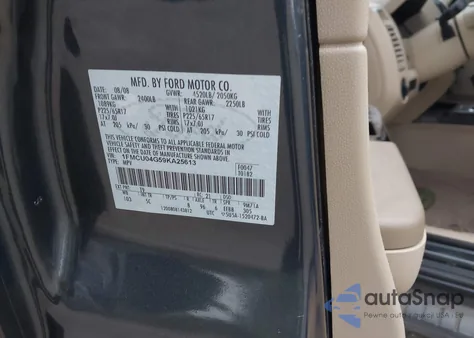 2009 Ford Escape Limited из США, поврежденный, VIN 1FMCU04G59KA25613